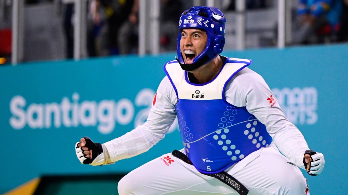 Juegos Panamericanos 2023: Carlos Sansores gana oro en Santiago y aumenta las medallas para México en taekwondo