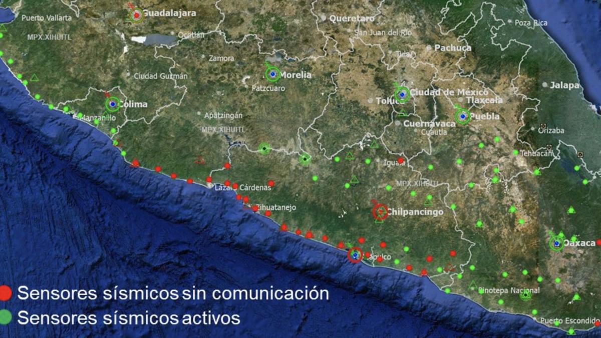 Se caen sensores sísmicos… y tiembla en Guerrero