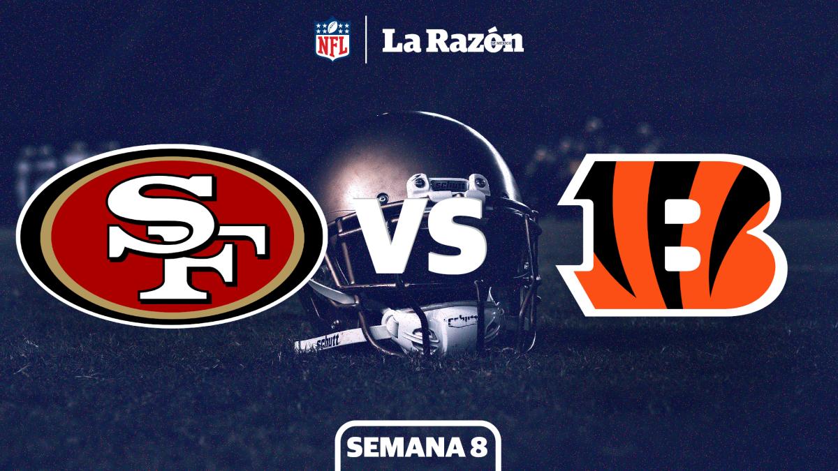 San Francisco 49ers vs Cincinnati Bengals: Horario y canal dónde ver EN VIVO el juego de Semana 8 de la NFL GRATIS