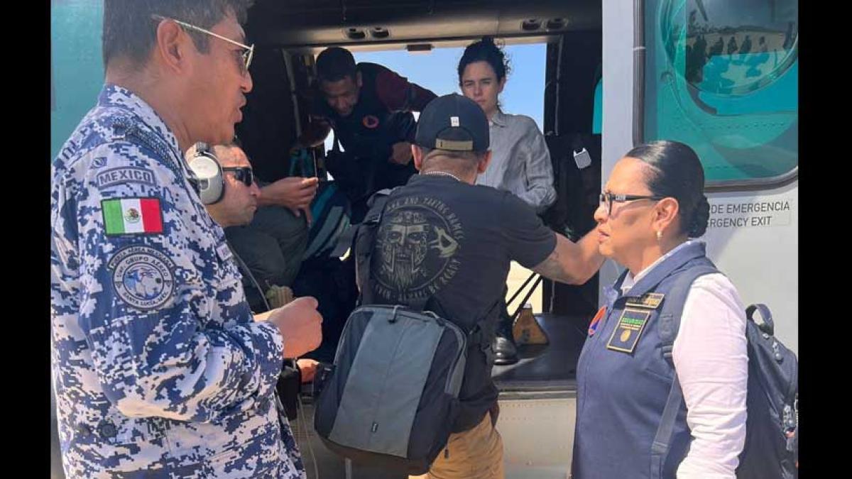 Luisa María Alcalde y Rosa Icela Rodríguez arriban a Acapulco para evaluar daños y ayudar a población damnificada