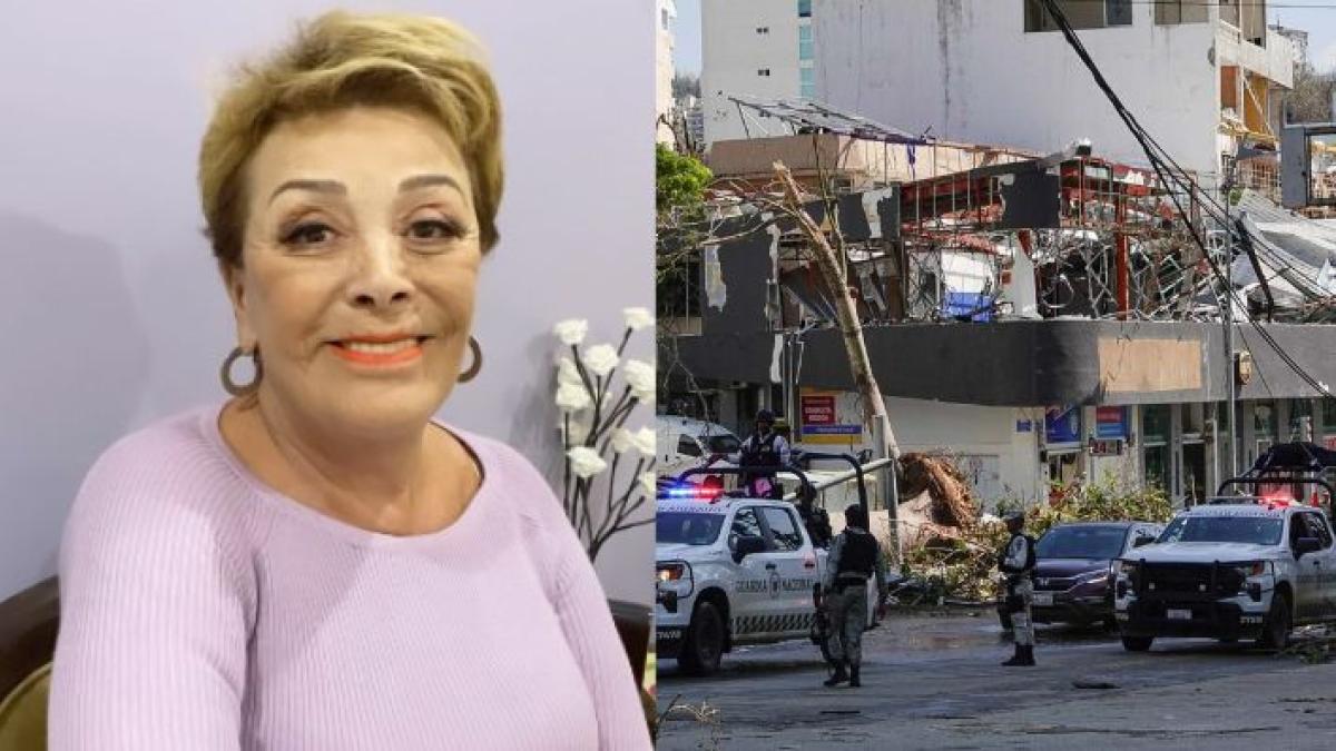 Sylvia Pasquel reaparece tras el paso del huracán Otis; 'mi casa quedó muy afectada'