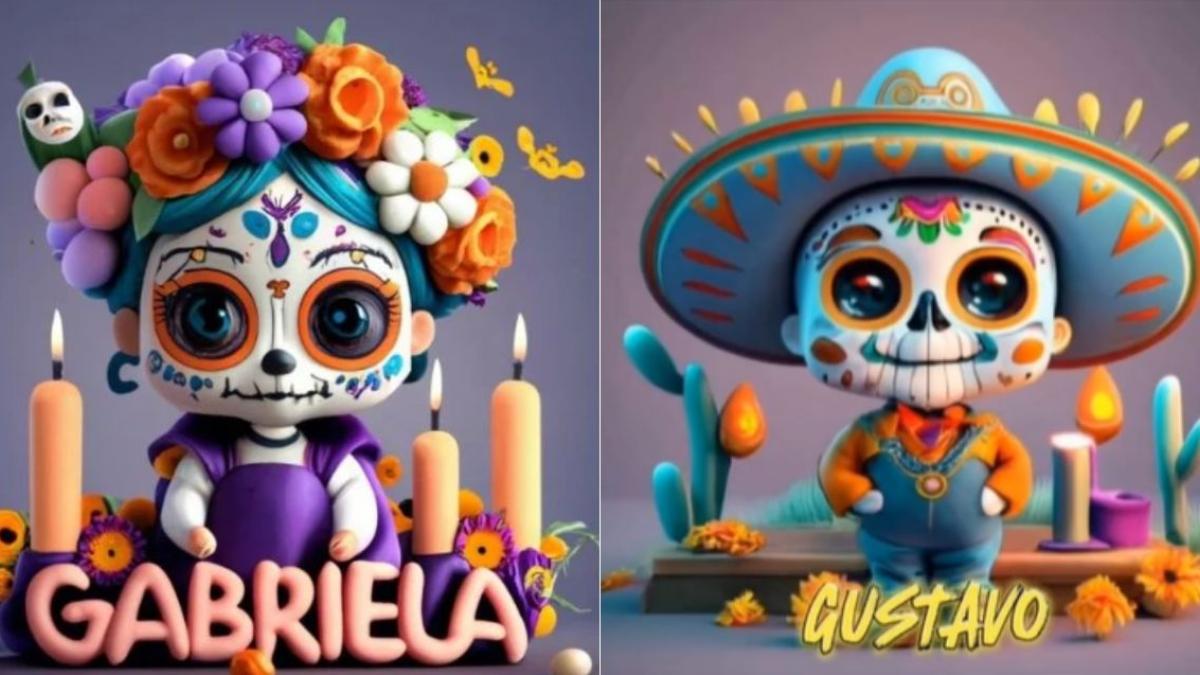 Cómo hacer una imagen de calaverita con tu nombre usando Inteligencia Artificial | FOTOS