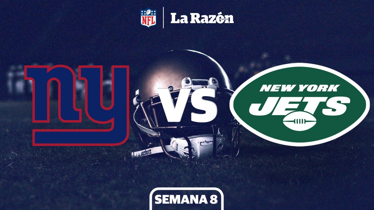 New York Giants vs New York Jets | Horario y canal dónde ver EN VIVO el juego de Semana 8 GRATIS