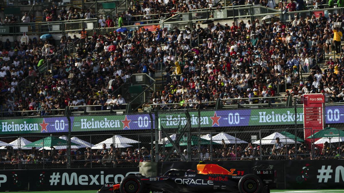 Gran Premio de México 2023: Checo Pérez termina tercero en la Práctica 3 de F1