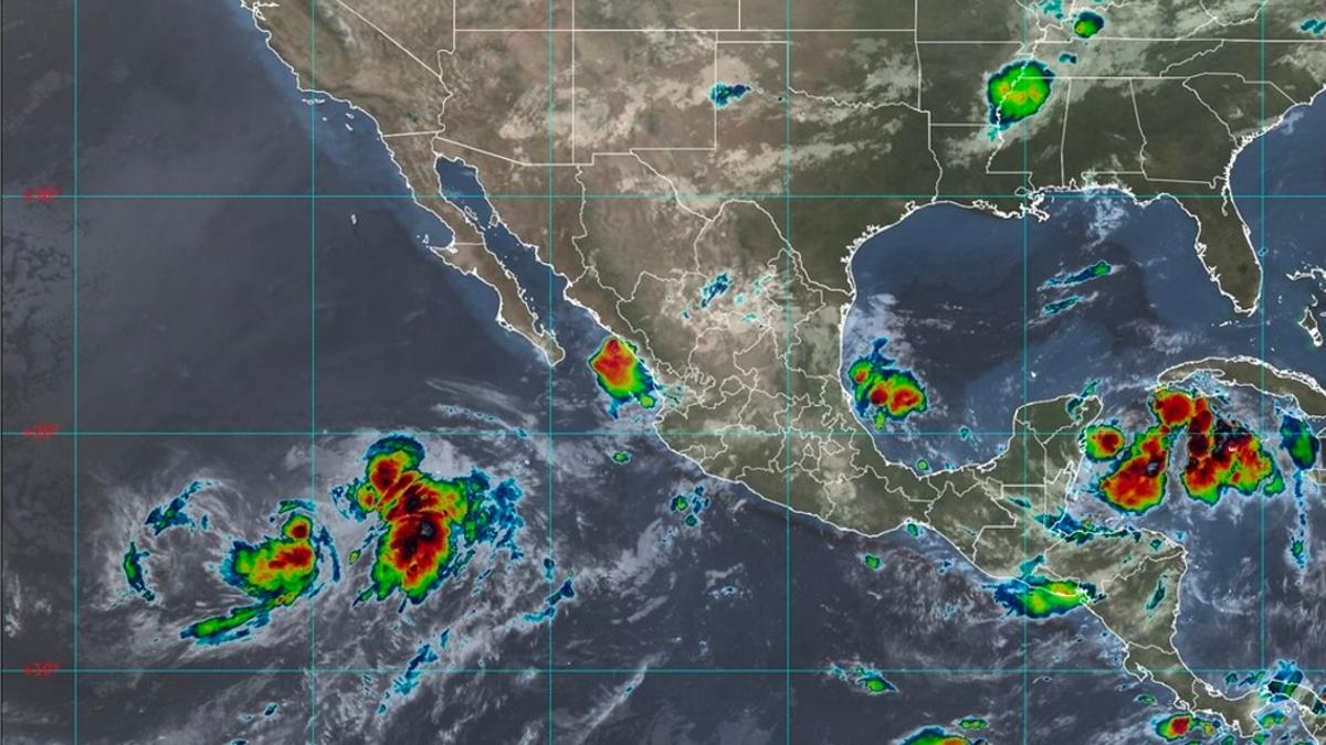 ¡Tómalo en cuenta! Nuevo sistema tropical se forma cerca de México; Conagua mantiene vigilancia