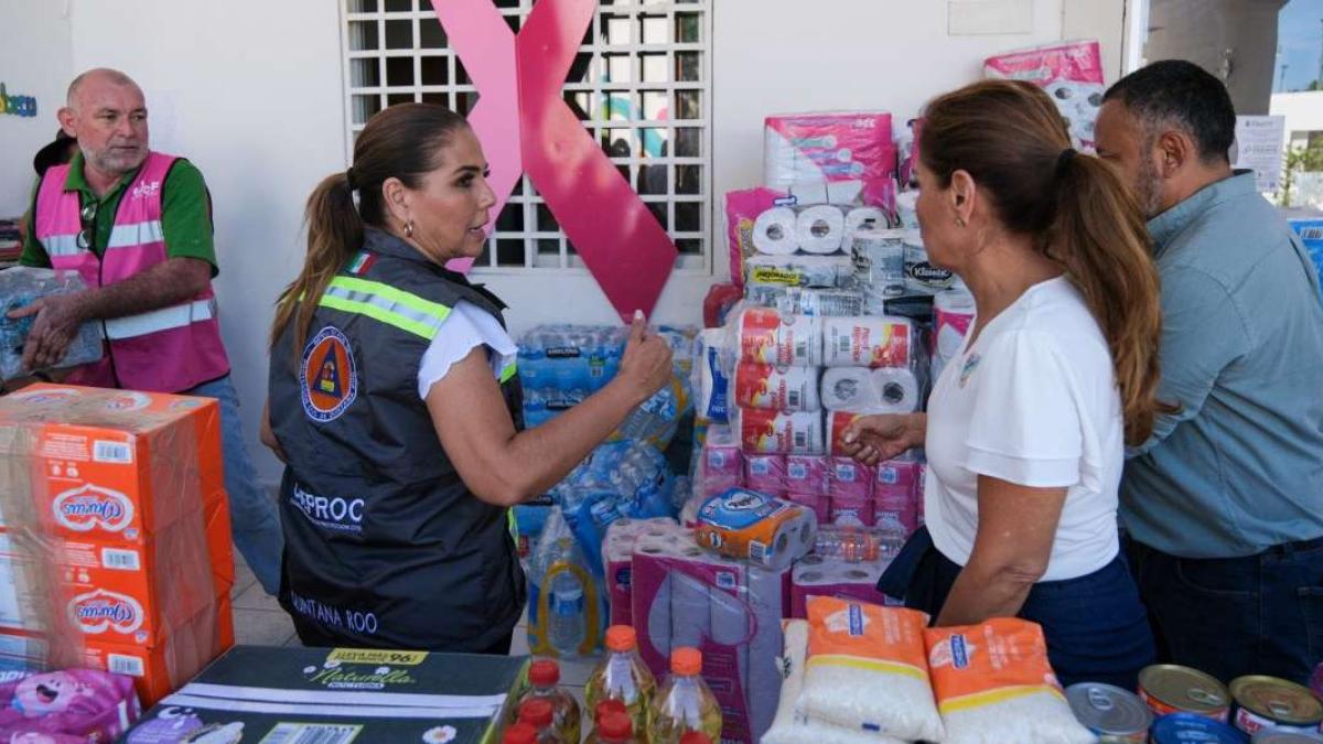 Mara Lezama envía apoyo para las personas afectadas de Guerrero