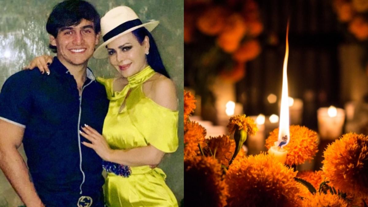 Maribel Guardia rompe en llanto al ver la foto de su hijo en una ofrenda; 'lo extraño y quisiera abrazarlo'