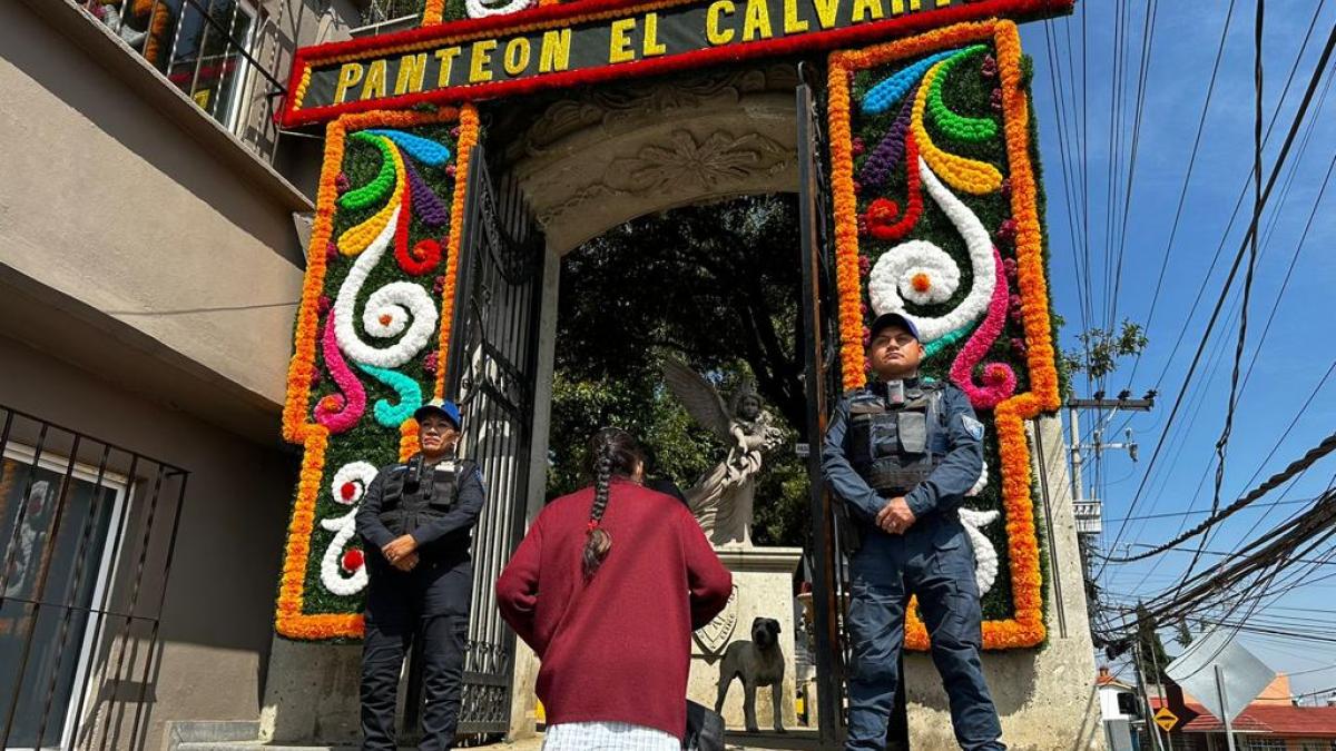 Cuajimalpa espera 20 mil visitantes durante el 1 y 2 de noviembre en el Panteón El Calvario