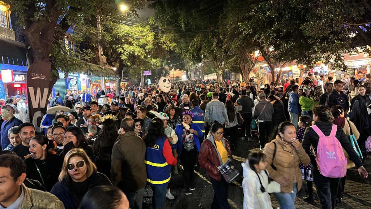 Miles conmemoran Día de Muertos sin incidentes en Coyoacán