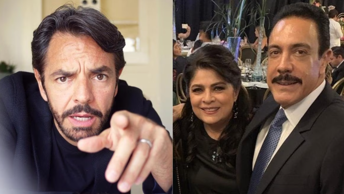 Eugenio Derbez se burla del presunto divorcio de Victoria Ruffo: 'No sé qué es lo que haya Fayad-o'