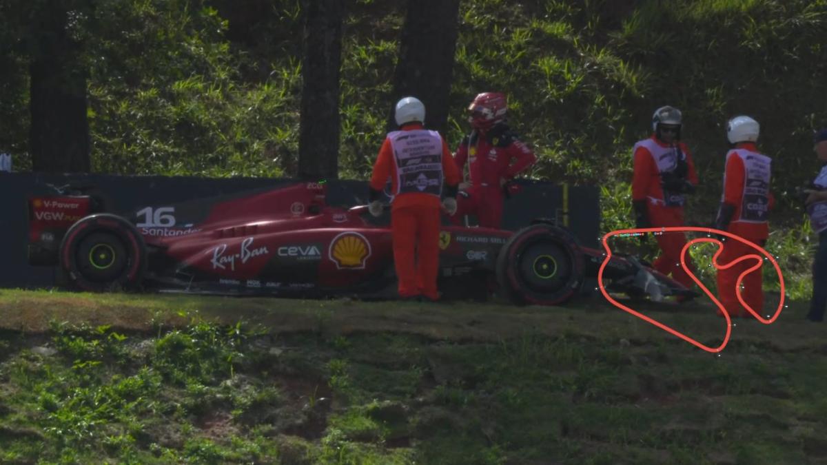 Gran Premio de Brasil: Leclerc, Albon y Magnussen, fuera de la carrera de F1 en accidentado inició