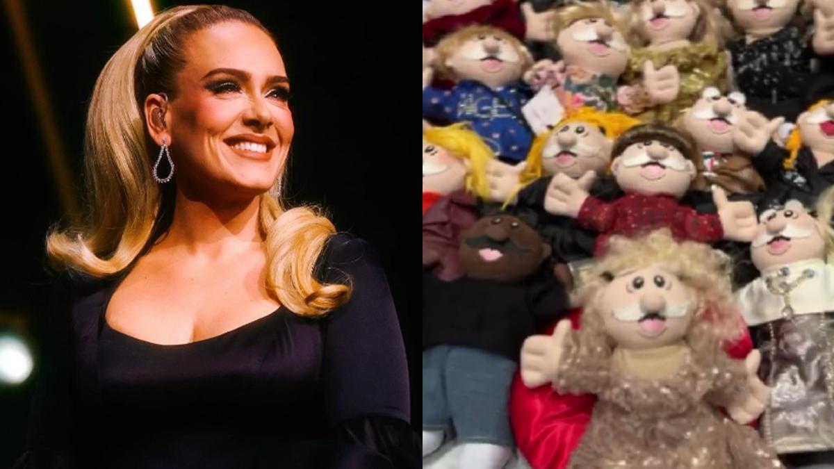 Adele presume su gran colección de muñecos del Dr. Simi: 'gracias fans mexicanos'