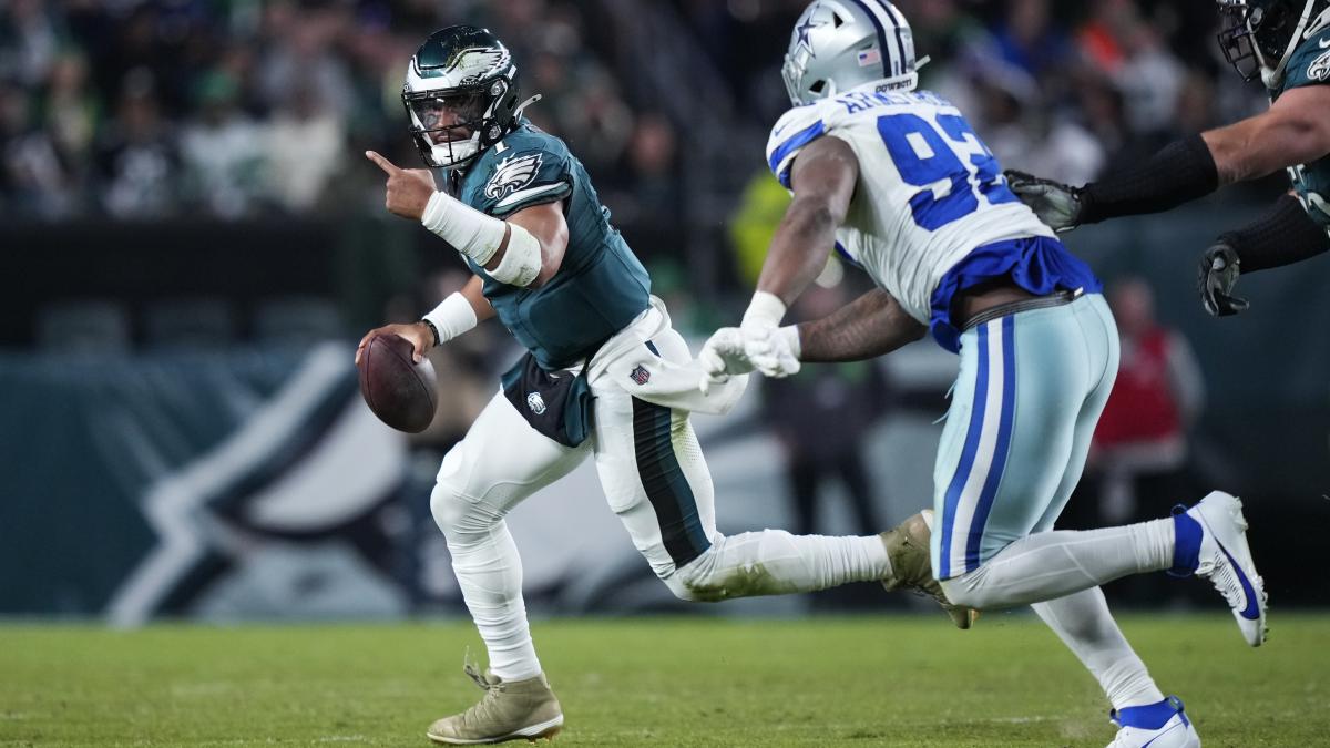 NFL: Dallas Cowboys y Dak Prescott caen ante Philadelphia Eagles, comandados por Jalen Hurts