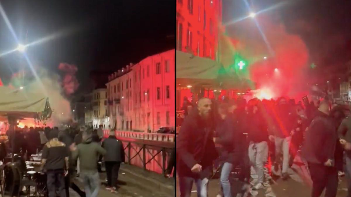 ​Champions League: Fan del PSG y policía apuñalados tras brutal batalla campal con seguidores del Milan