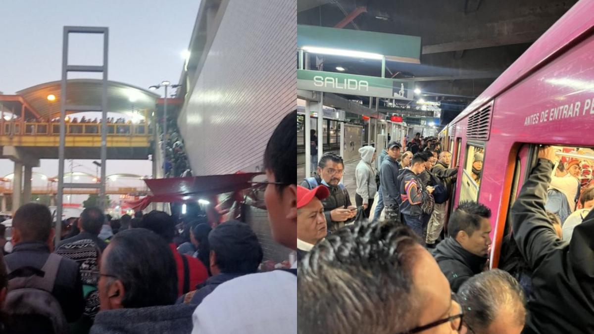 Metro CDMX hoy 8 de noviembre: Líneas que presentan retrasos y aglomeraciones