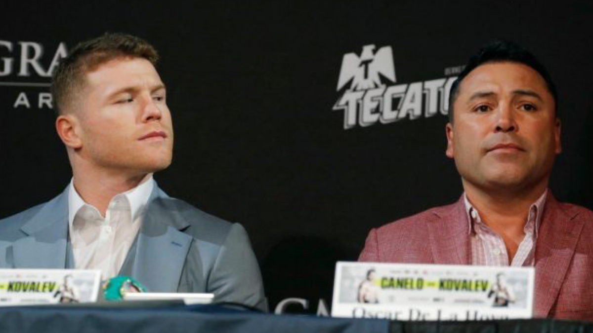 Box: ‘Canelo’ Álvarez perdería contra Benavidez por nocaout, según apuesta de Óscar de la Hoya