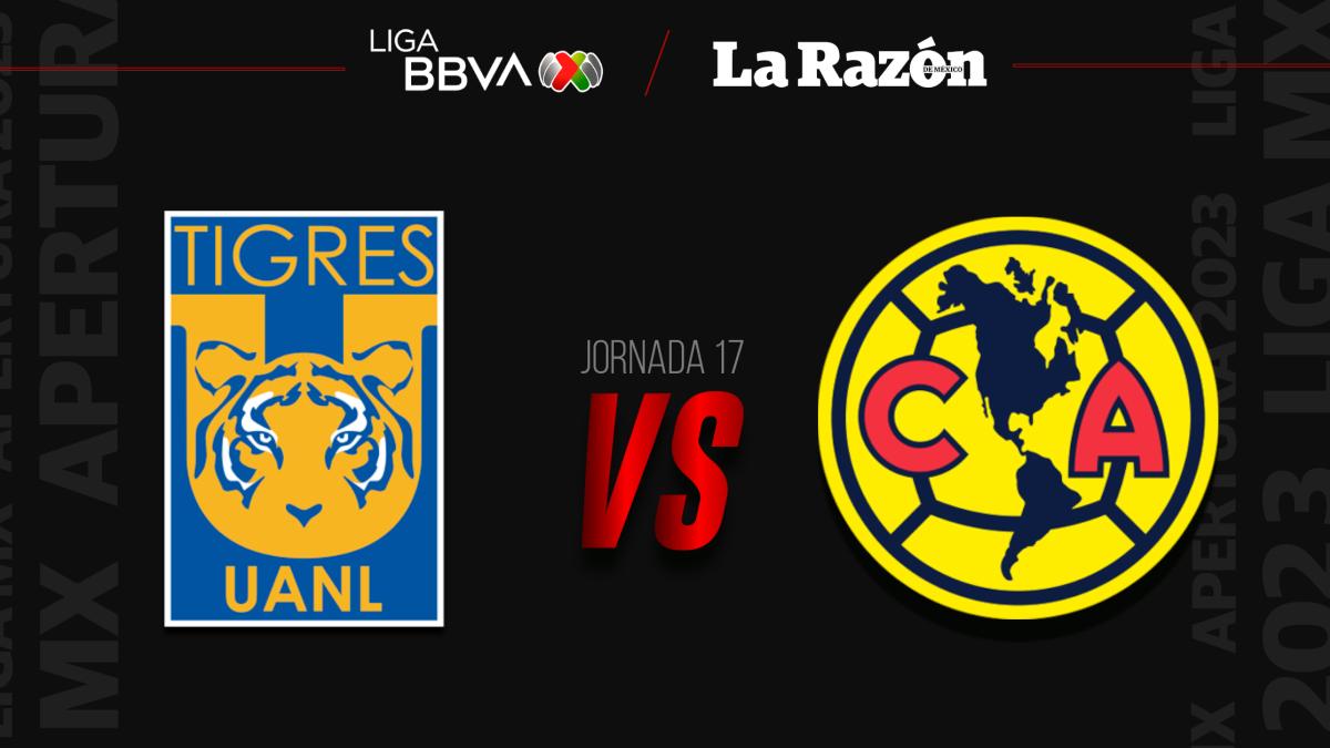 Tigres vs América: Hora y en qué canal pasan EN VIVO el partido de la Jornada 17 Apertura 2023