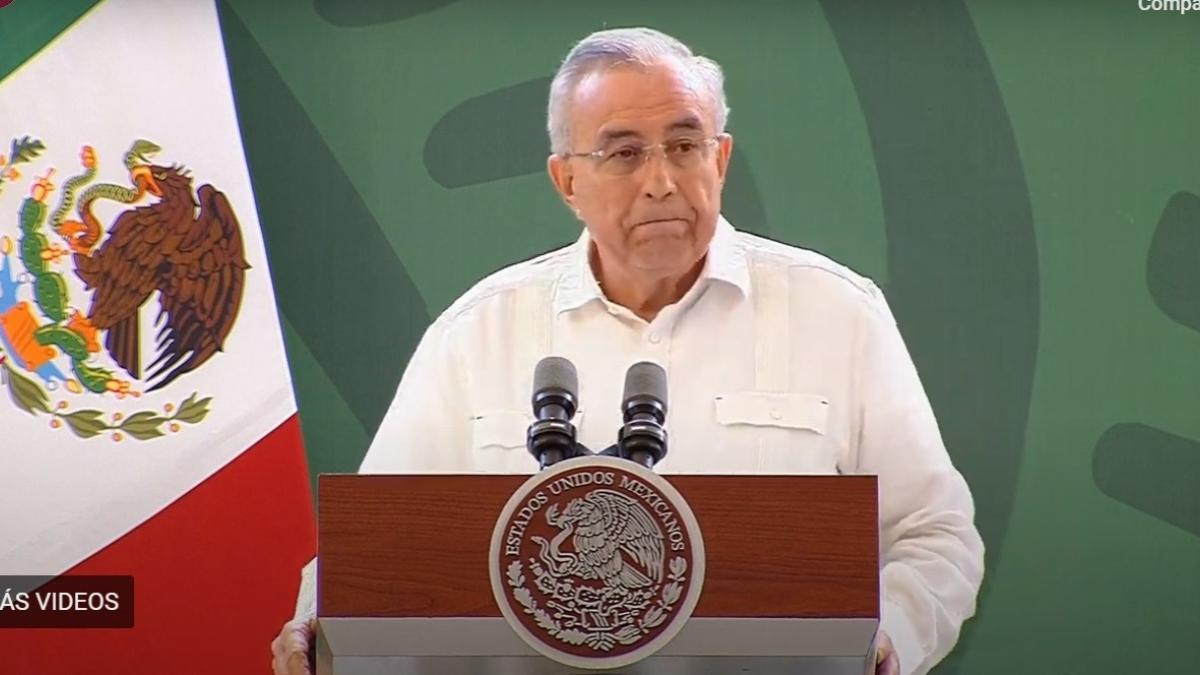 Ante AMLO, gobernador de Sinaloa rechaza nexos con el narcotráfico