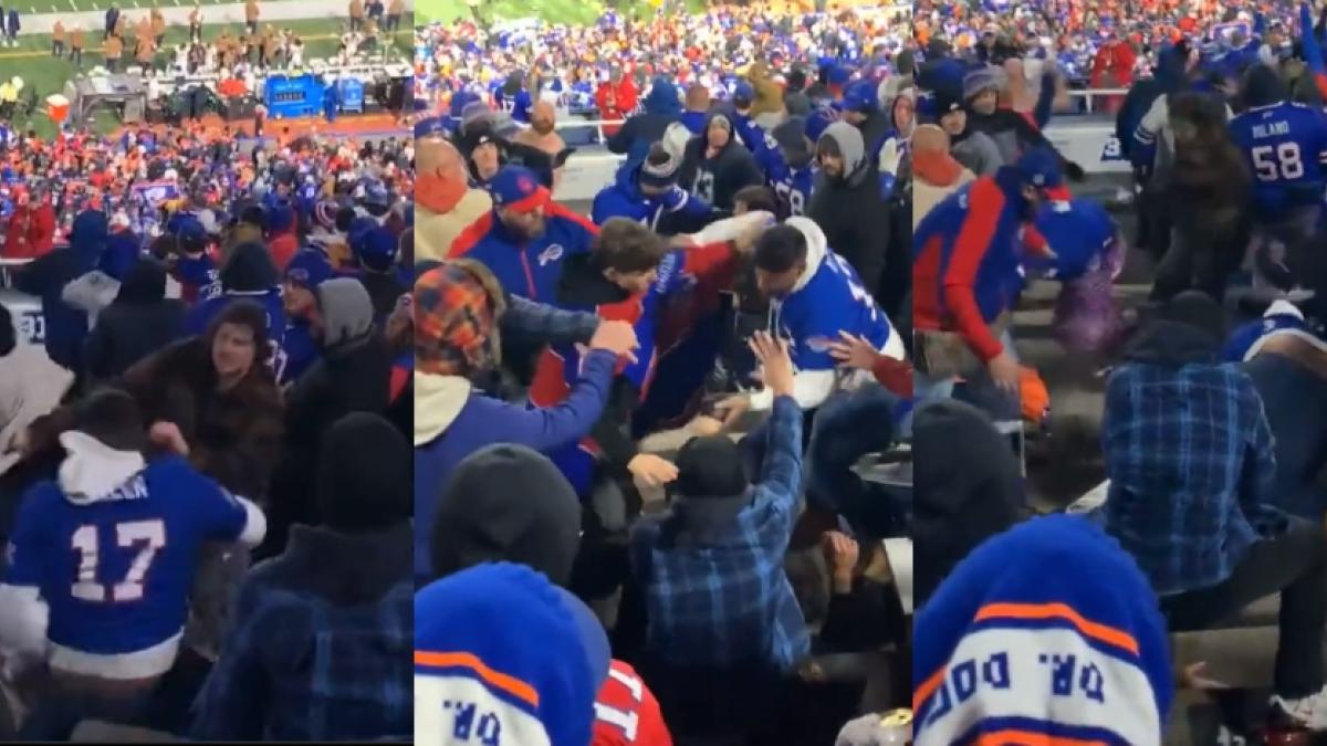 VIDEO: Aficionados de los Bills se agarran a golpes durante juego contra Broncos; ¿Fue por Josh Allen?