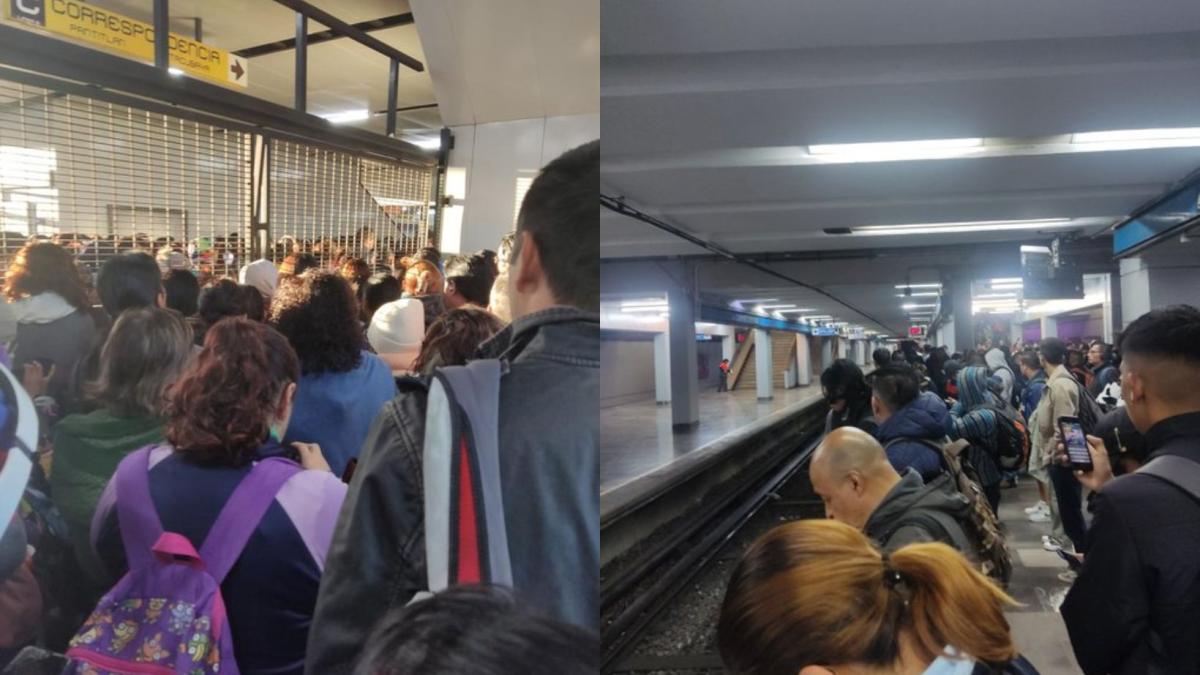 Estás líneas del Metro CDMX registran caos hoy jueves 16 de noviembre