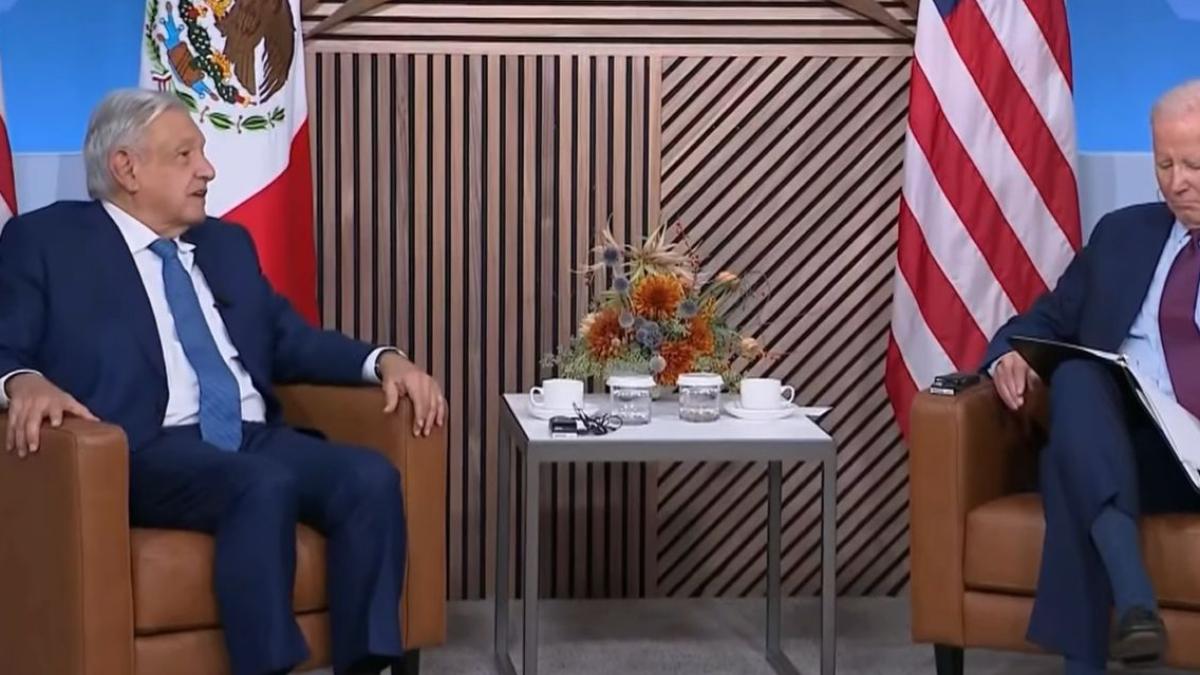 AMLO y Joe Biden dialogan en San Francisco