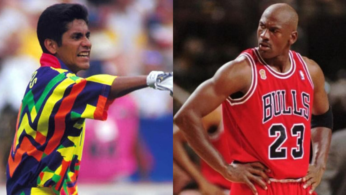 El día que Jorge Campos se enfrentó a Michael Jordan y la increíble historia detrás del partido