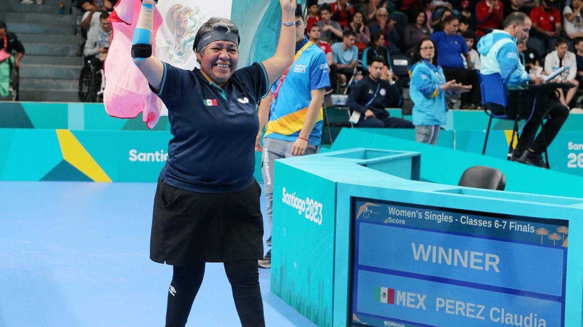 Juegos Parapanamericanos 2023: Claudia Pérez obtiene oro para México y logra plaza para París 2024