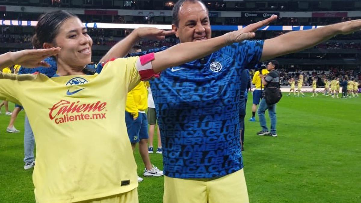 Liga MX Femenil: Cuauhtémoc Blanco festeja el pase del América a la final a costa de Chivas (Fotos)