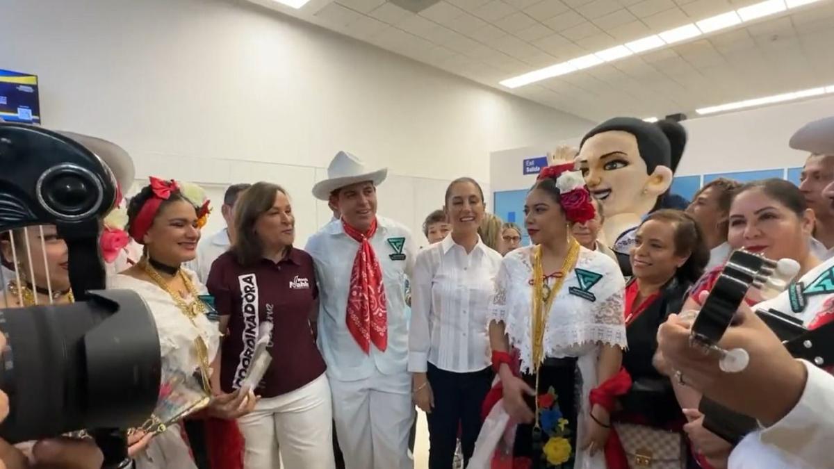 Sheinbaum arranca precampaña en Veracruz y expone 'sueños' para continuar con la 4T