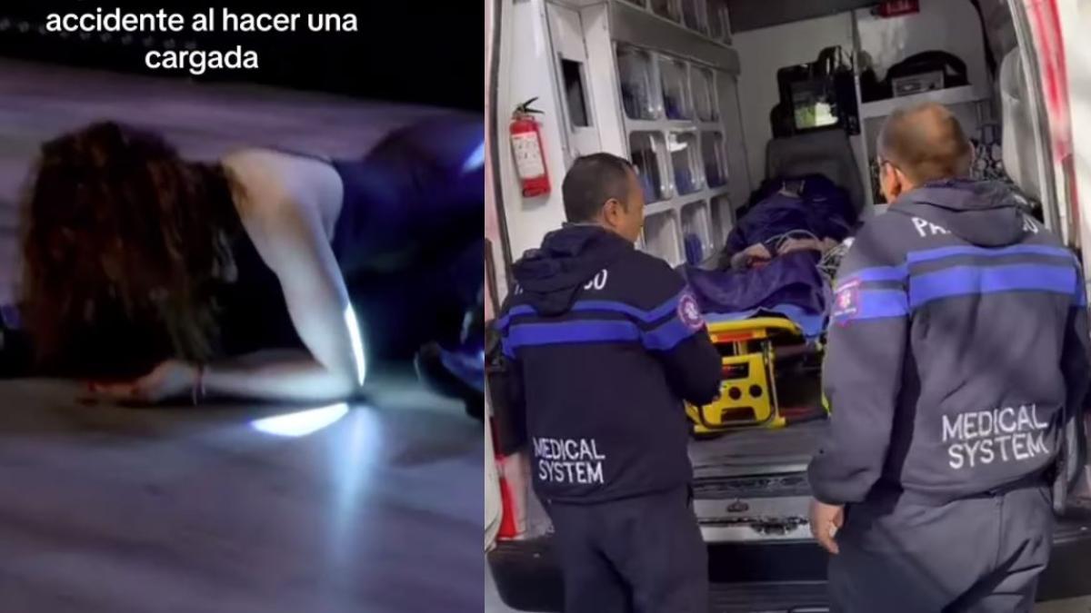 Mayte Carranco sufre terrible caída en Las Estrellas Bailan en Hoy y la llevan al hospital