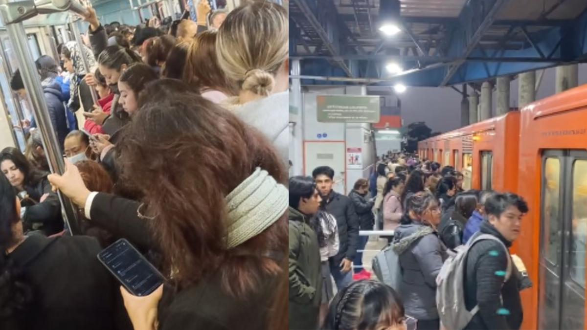 Lluvia paraliza estas Líneas del Metro CDMX este miércoles 22 de noviembre