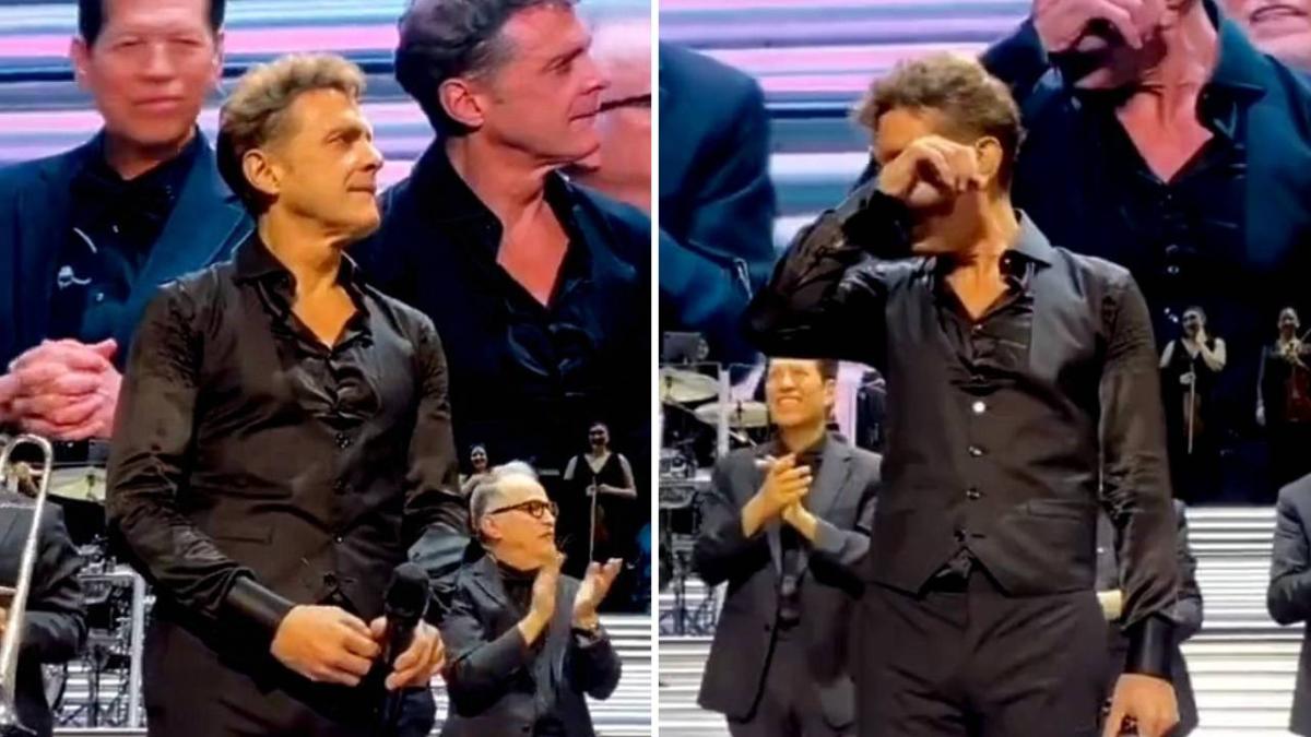 Luis Miguel llora de emoción en su concierto de la CDMX el amor de sus fans (VIDEO)