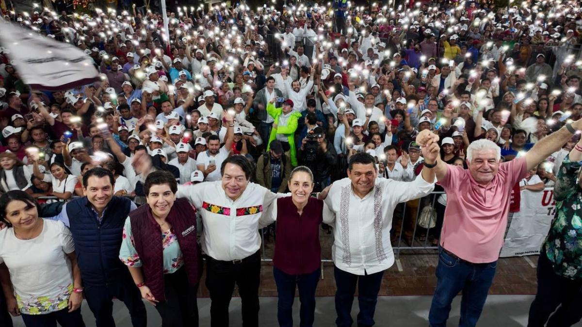 Claudia Sheinbaum apuesta por una Cuarta Transformación a favor de la educación pública y de calidad desde Nacajuca, Tabasco