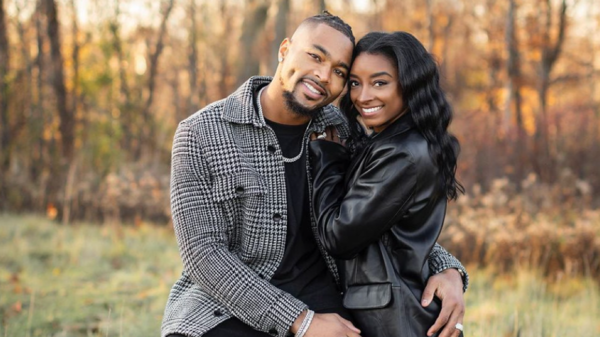 NFL: Simone Biles presume a su esposo, Jonathan Owens, de la manera más romántica posible