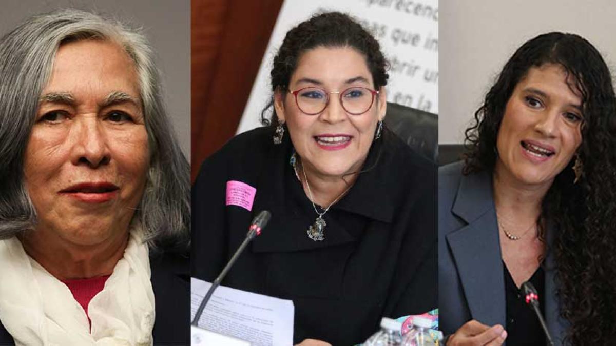 Bertha Alcalde, Lenia Batres y María Estela Ríos, idóneas para vacante de la SCJN; Comisión del Senado avala terna de AMLO