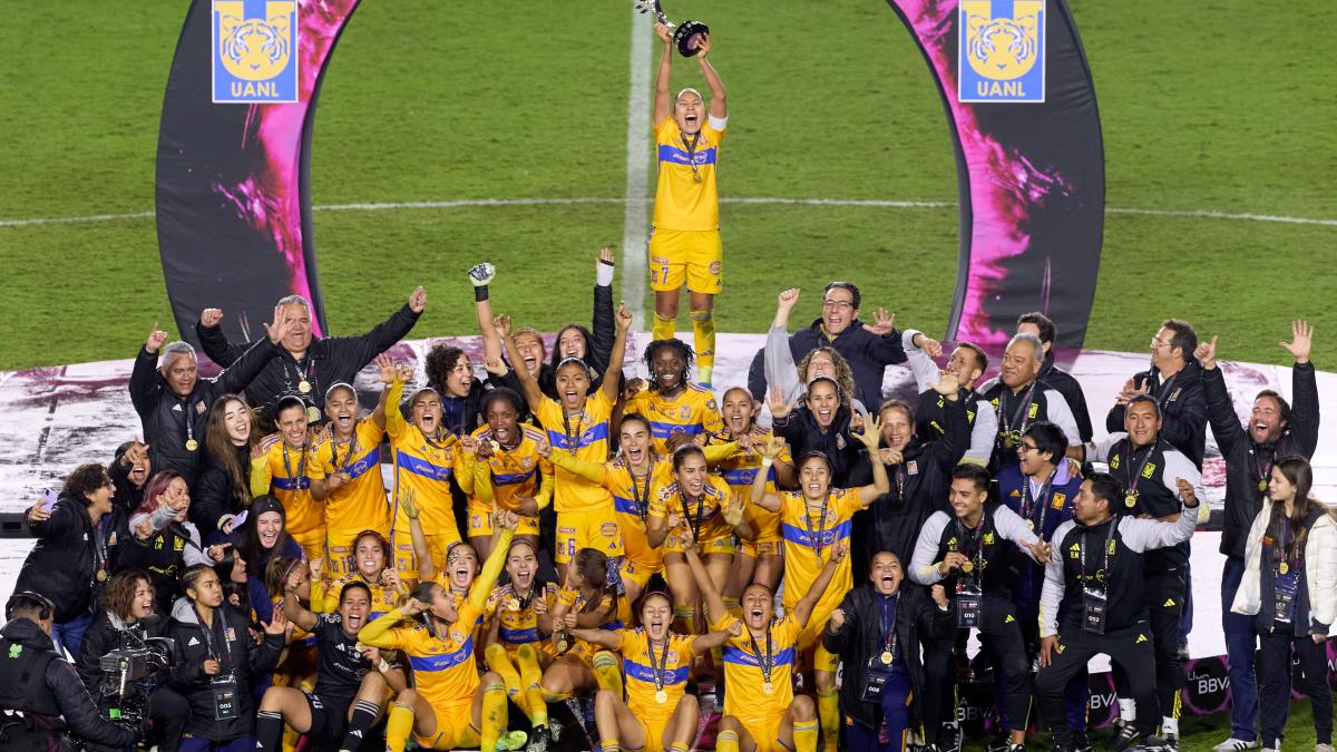 ¡Enormes! Tigres alza su sexto título en liga femenil