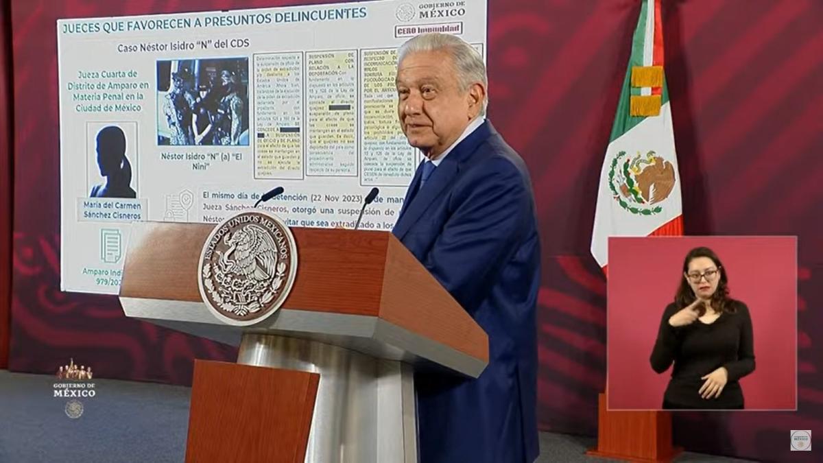 AMLO critica a jueza que frenó extradición de ‘El Nini’ a EU; '¿qué es eso?', cuestiona