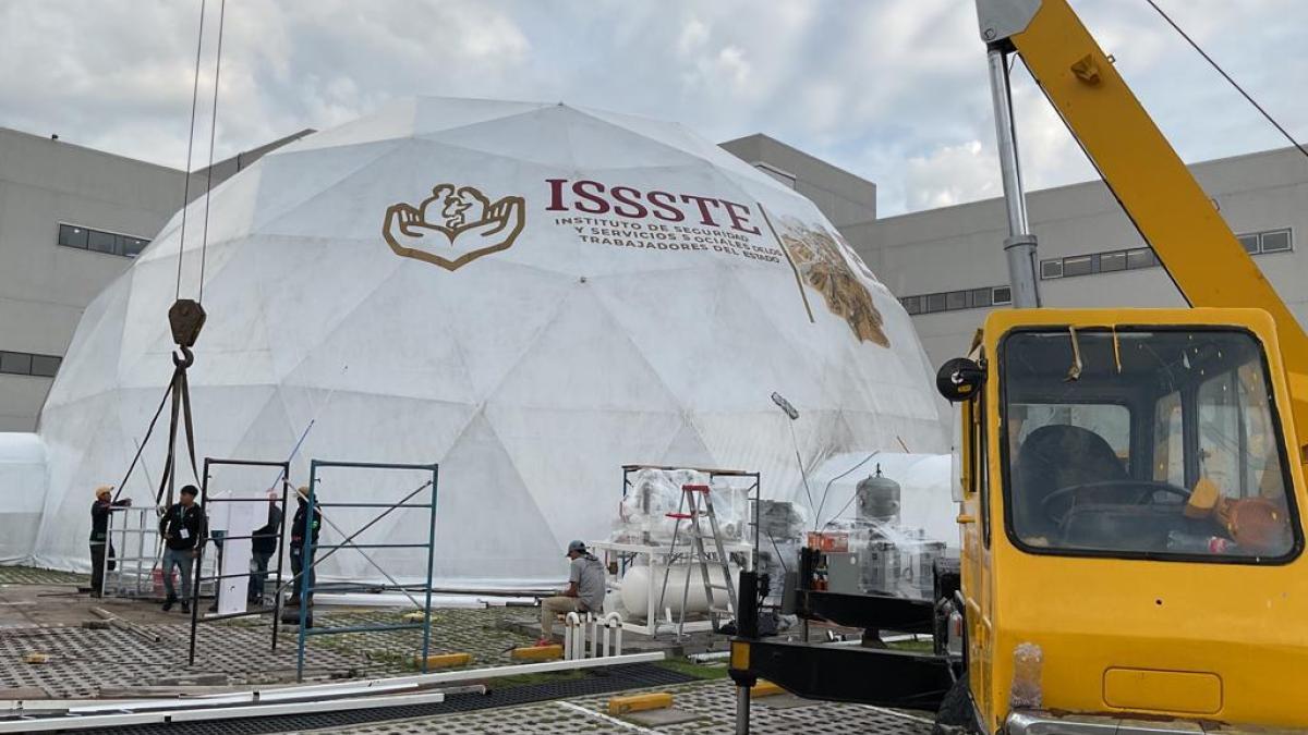 Arriba a Acapulco hospital móvil del Issste procedente de Ciudad de México