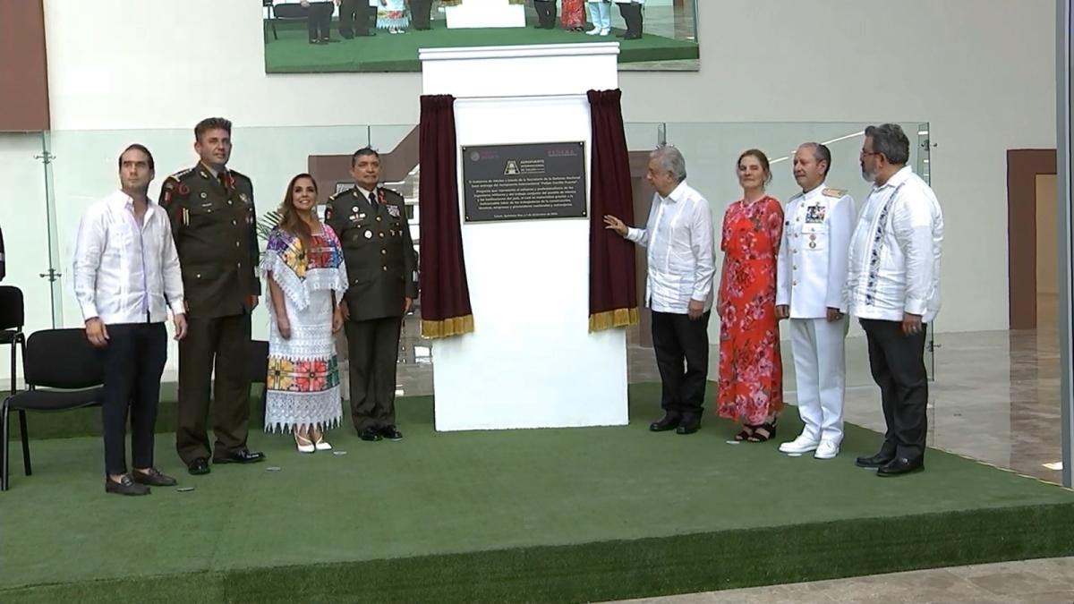 AMLO inaugura Aeropuerto Internacional de Tulum Felipe Carrillo Puerto