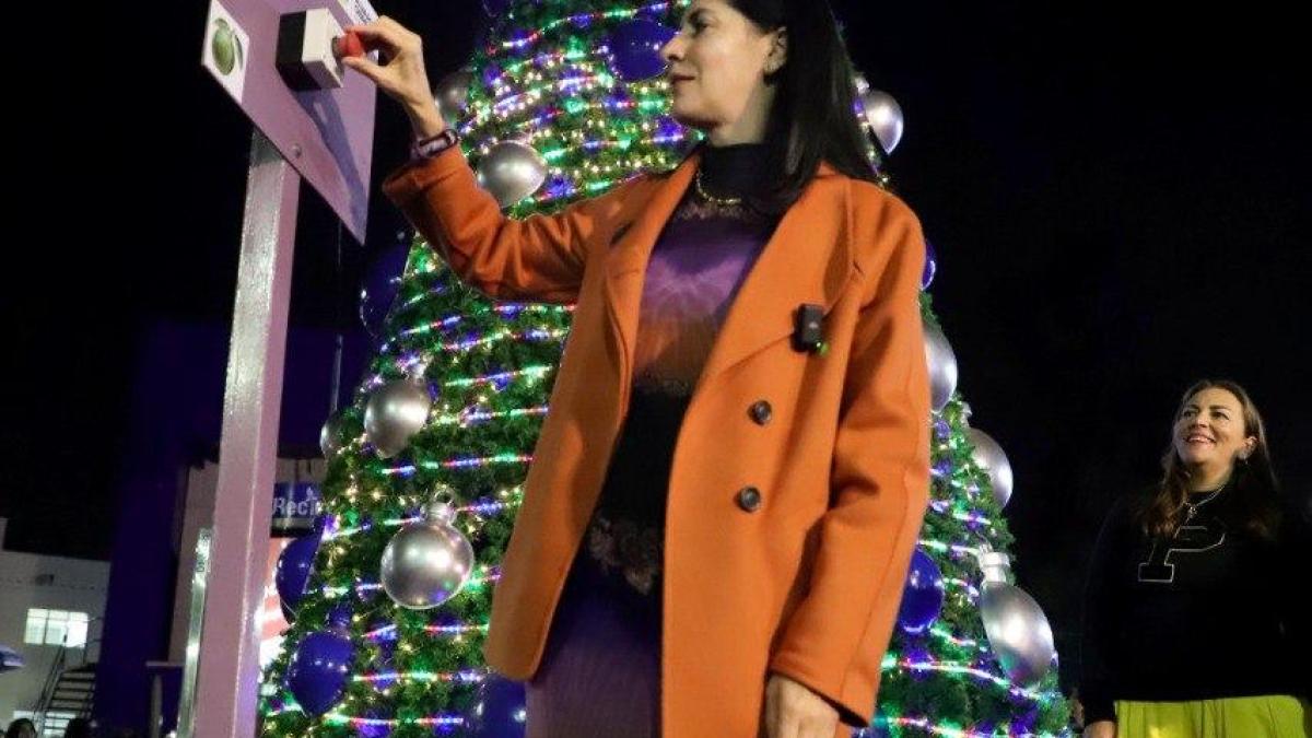 Alcaldesa Lía Limón inicia festejos navideños en la Álvaro Obregón