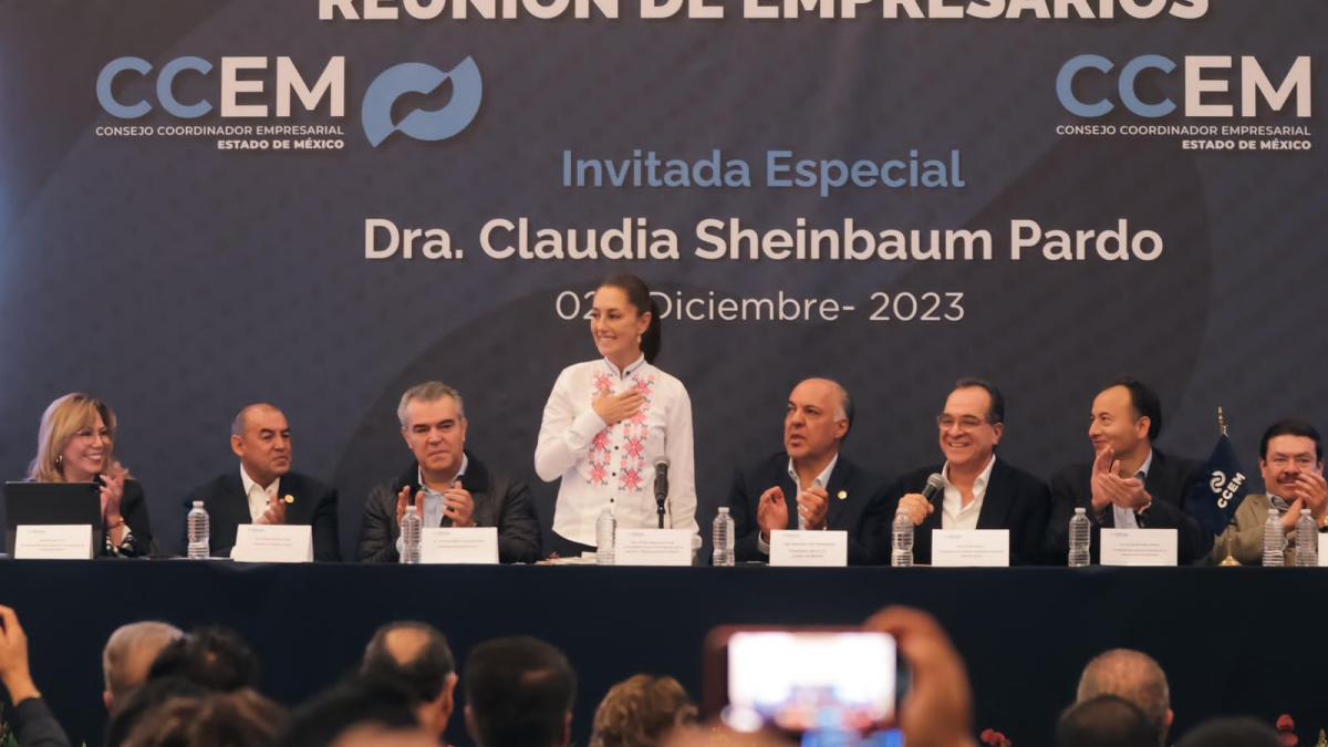 ‘Tenemos que garantizar que la inversión genere bienestar’: Sheinbaum frente a empresarios en Edomex