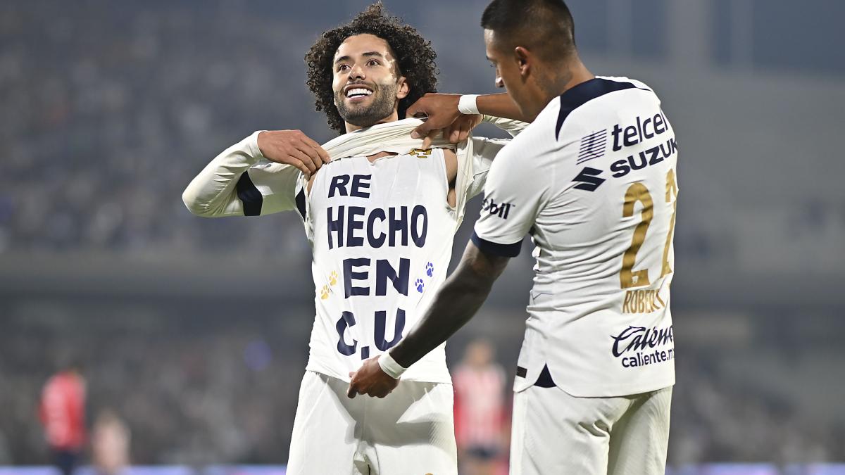 Pumas vs Chivas: Chino Huerta le echa en cara su gol al Rebaño con un festejo épico; "Re-Hecho en CU" (VIDEO)