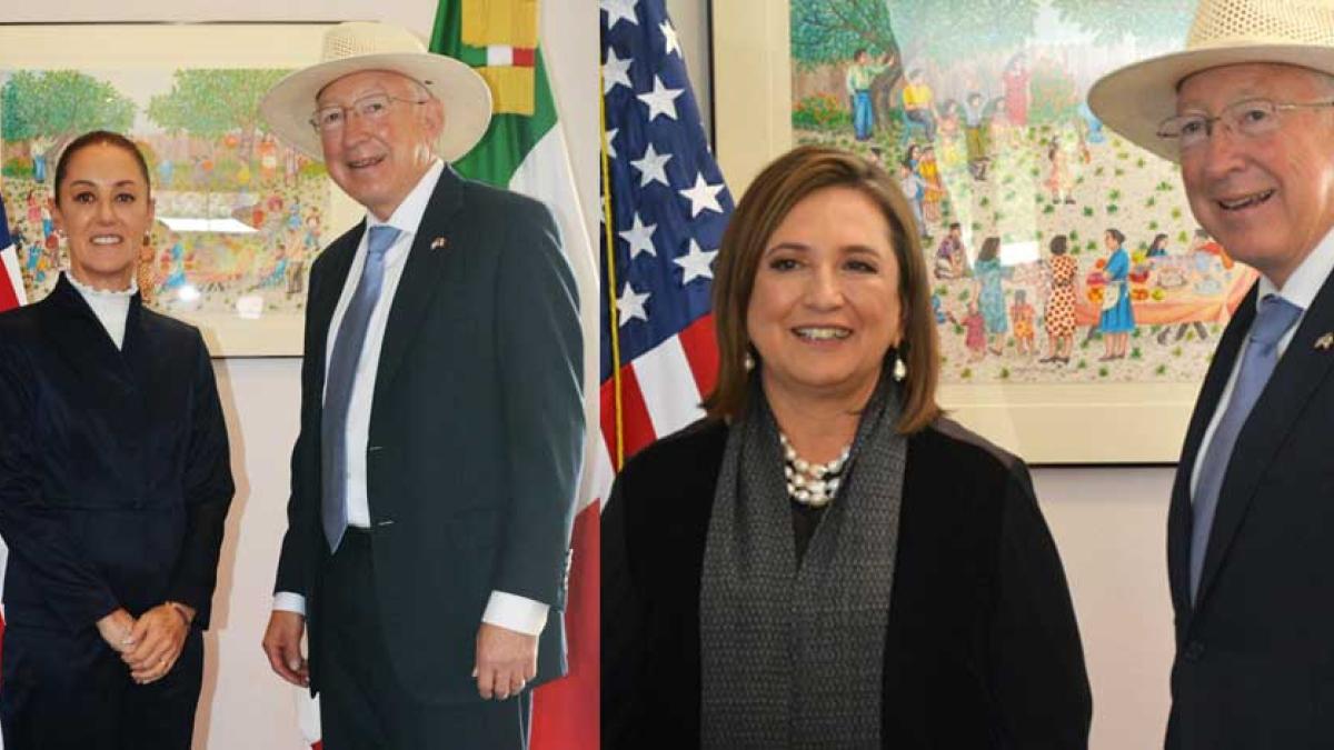 Embajador Ken Salazar se reúne con Sheinbaum y Gálvez; 'escuchar distintas voces enriquece', señala