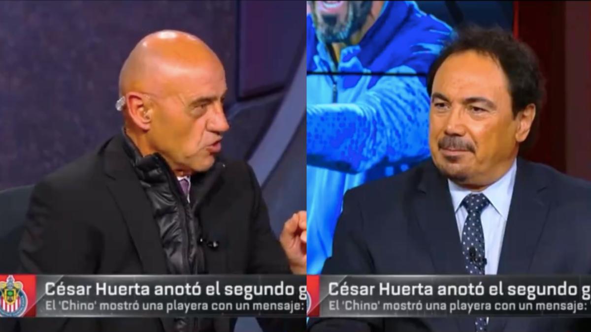 Video: Hugo Sánchez y el Chelís se alburean en programa en vivo de ESPN