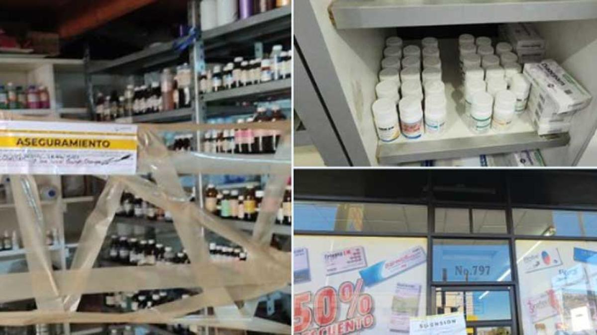 En estas farmacias vendían medicamentos de manera irregular, probablemente contaminados con fentanilo