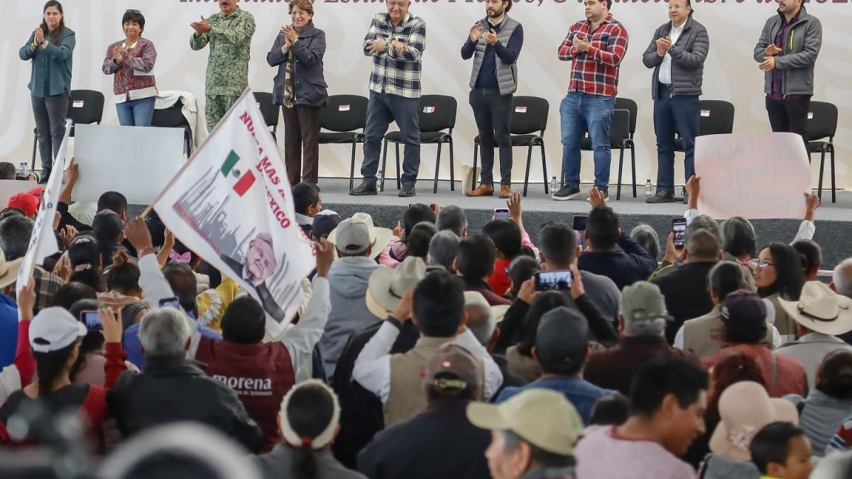 AMLO y Delfina Gómez amplían programas para el Bienestar en el Estado de México