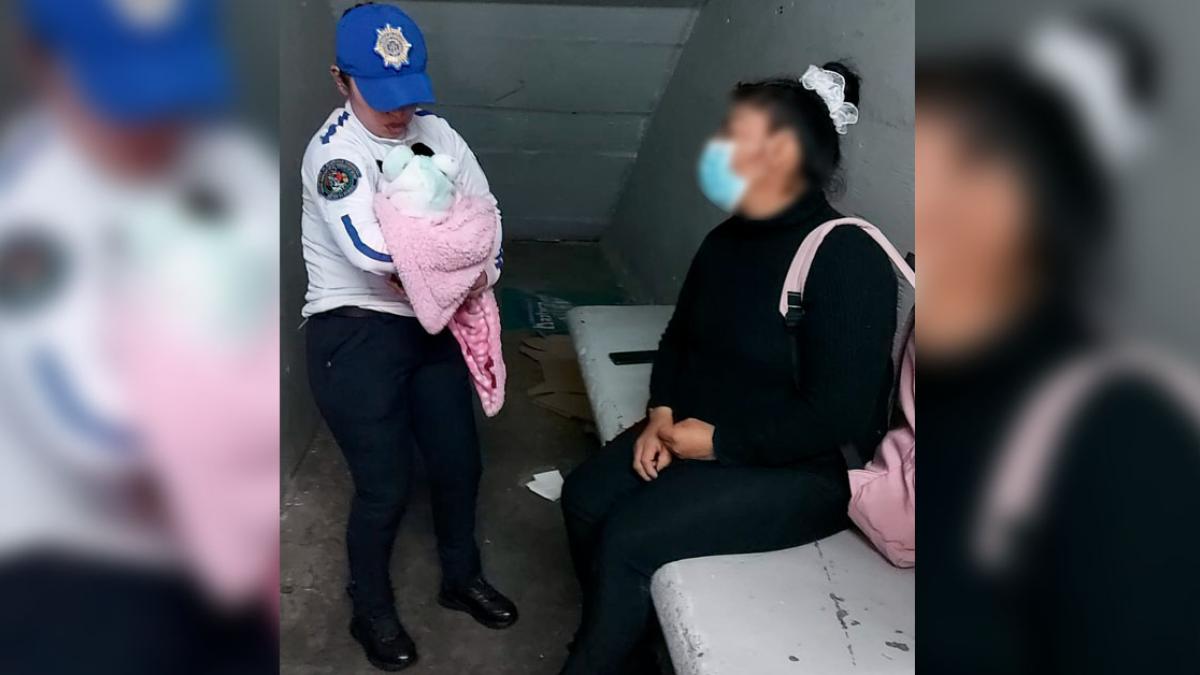 Mujer se desmaya en Metro CDMX y policía rescata y amamanta a su bebé