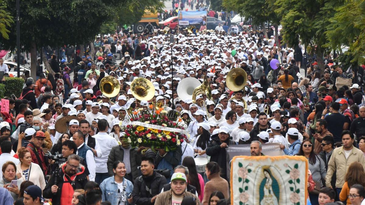 Estas calles están cerradas por la llegada de peregrinos a la Basílica de Guadalupe