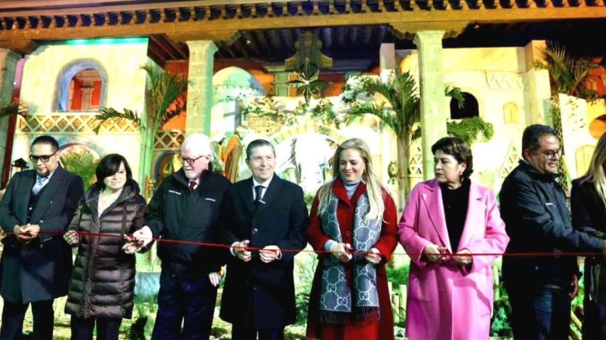 Inauguran Belén monumental en Coyoacán para fiestas decembrinas