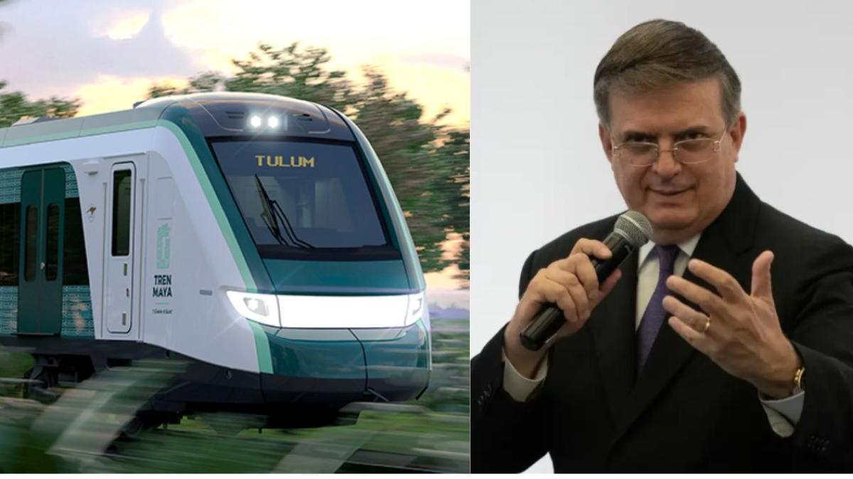 Ebrard felicita a AMLO por Tren Maya; asegura que es un éxito